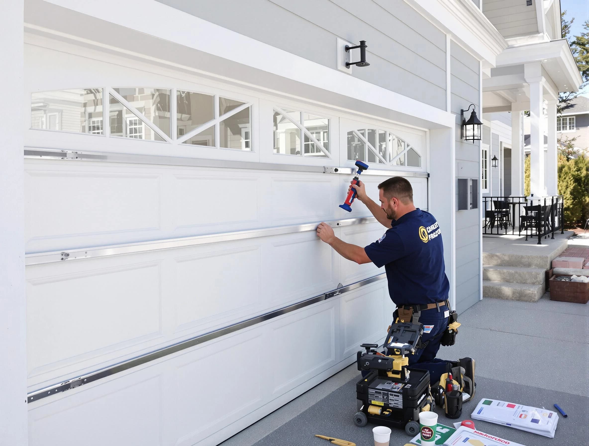 Professional garage door installation by Hinsdale Garage Door Repair in Hinsdale