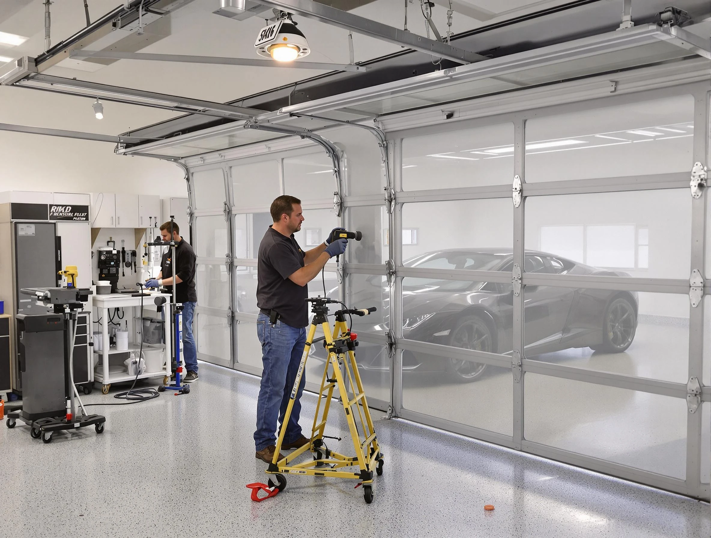 Garage Door Dents Repair in Hinsdale