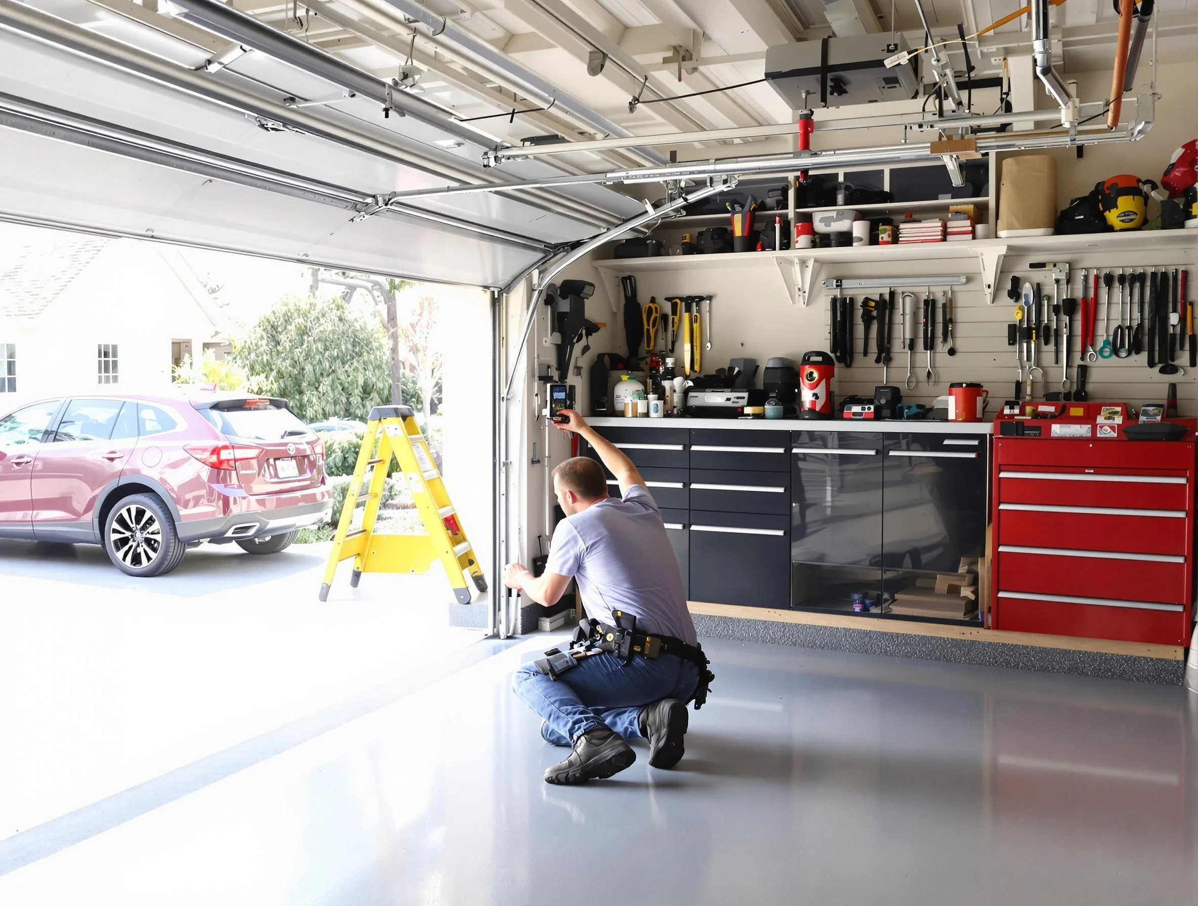 Local garage door repair service by Hinsdale Garage Door Repair in Hinsdale