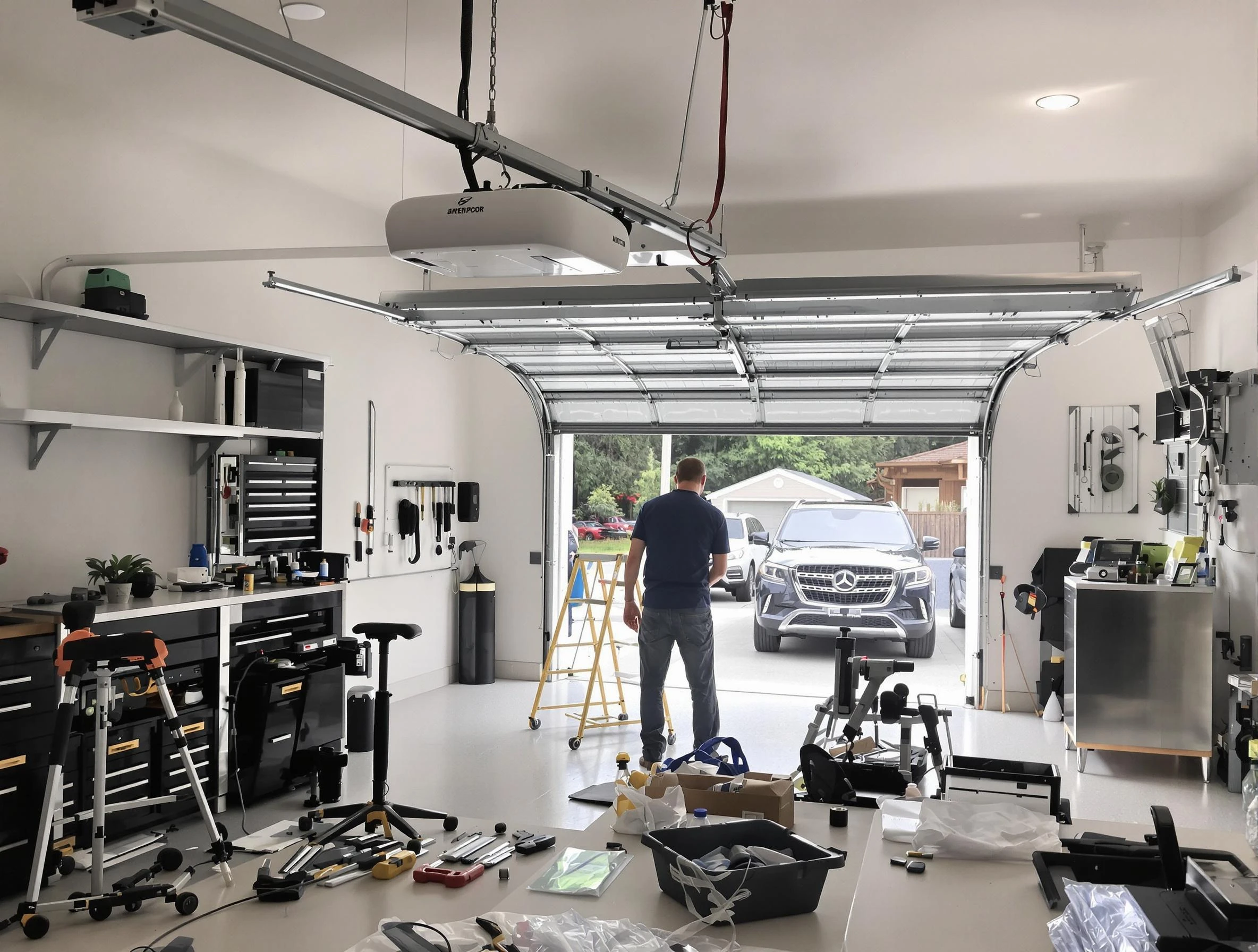 Garage door opener installation by Hinsdale Garage Door Repair in Hinsdale