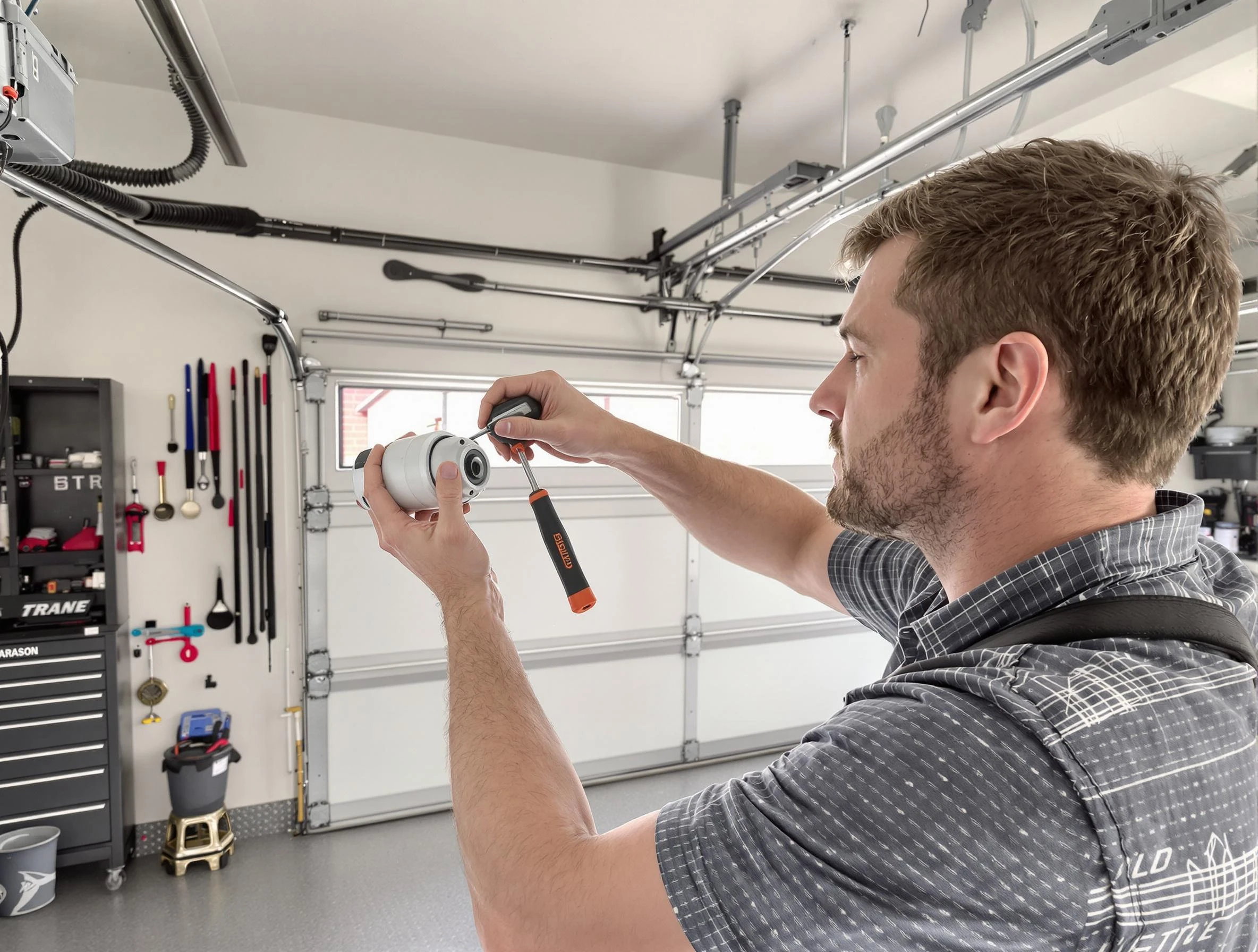 Garage door opener repair service by Hinsdale Garage Door Repair in Hinsdale