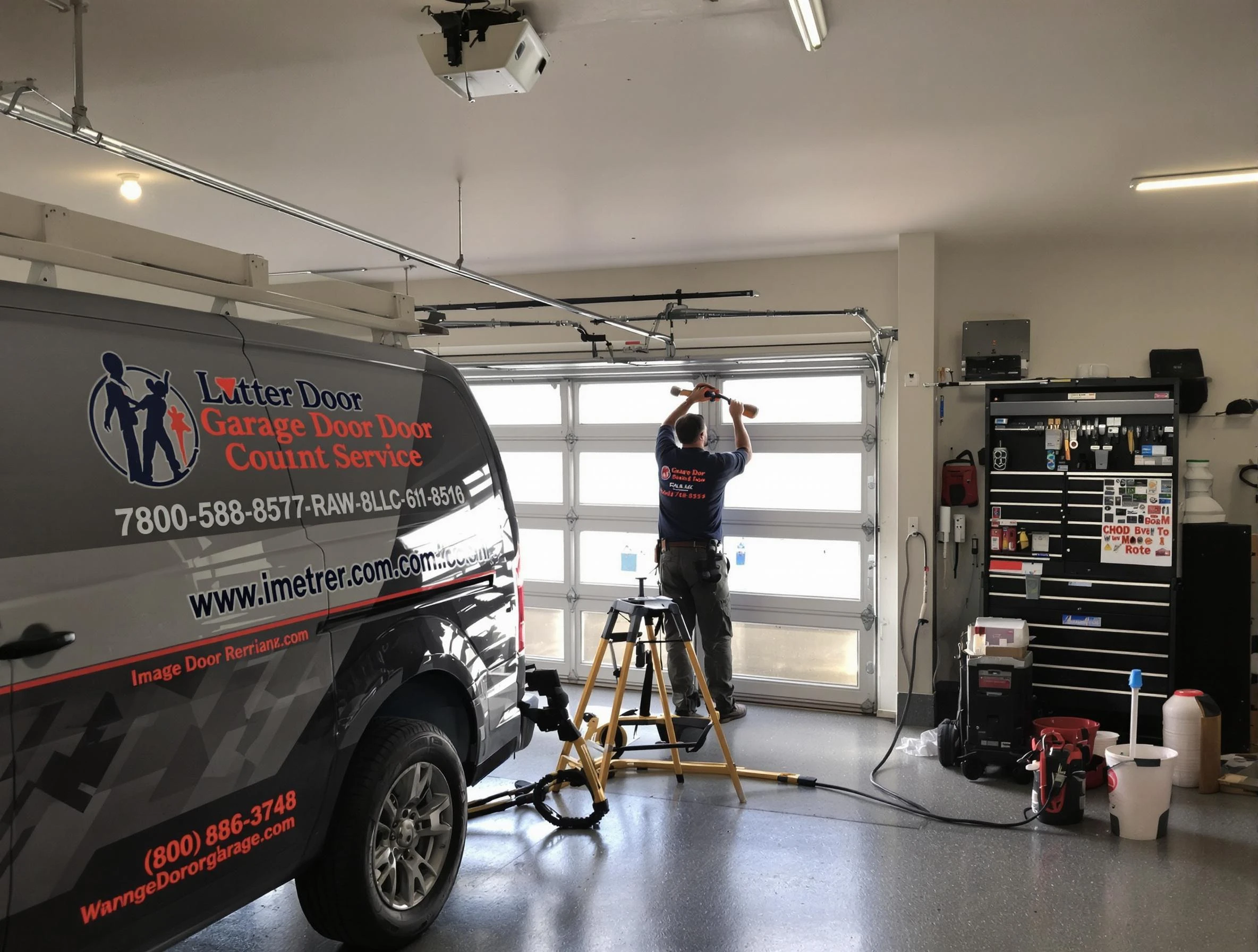 Hinsdale Garage Door Repair rapid response team performing same-day repair in Hinsdale